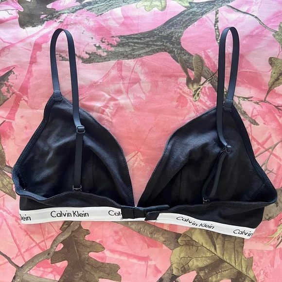 COPY - calvin klein black triangle bralette - Picture 8 of 8